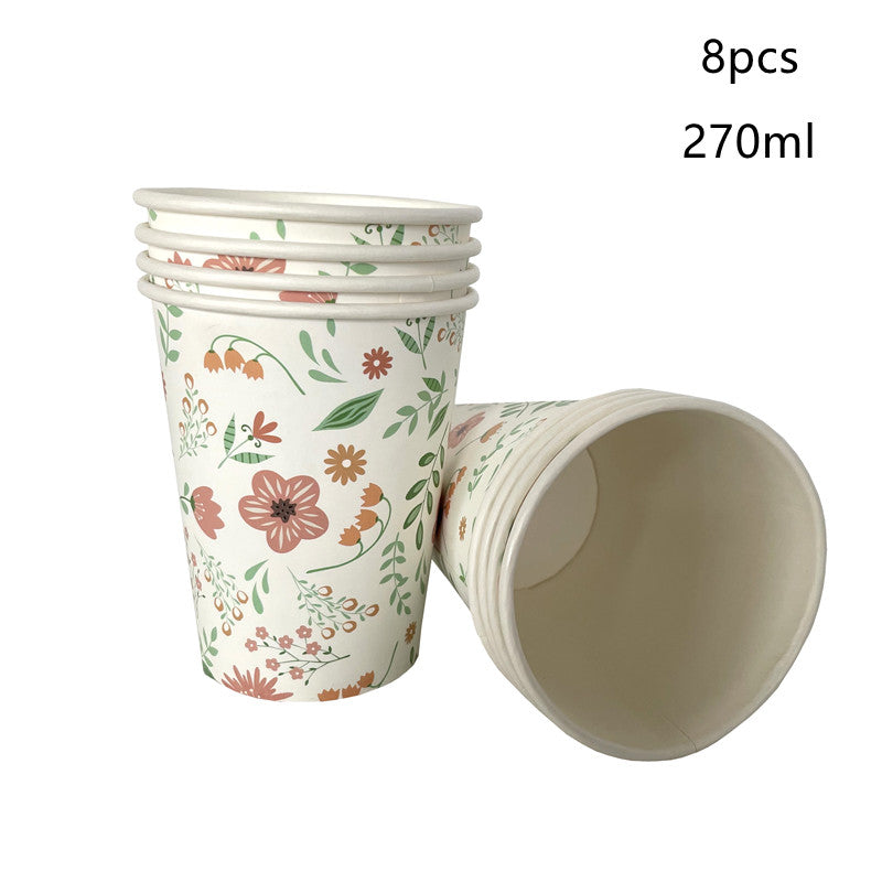 Oster Partygeschirr Set – Hasen- & Eier-Pappteller und Pappbecher für Happy Easter Party