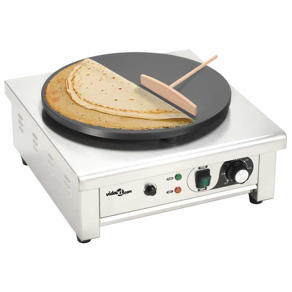 Electric Crepe Maker with Extendable Tray 40 cm 3000 W