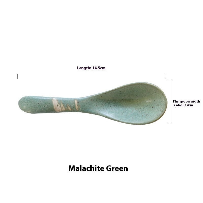 Ceramic Household Restaurant Meal Spoon