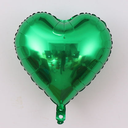 Aluminiumfolienballon Herzform 18 Zoll – Herzballon ca. 40 x 36 cm – Folienballon für Hochzeit, Valentinstag & Deko – ungefüllt
