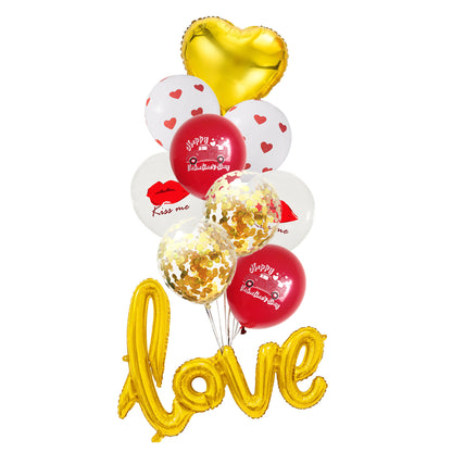 Love Luftballon Set – Romantische Deko-Ballons für Hochzeit, Valentinstag, Verlobung & Geburtstag
