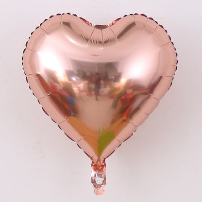 Aluminiumfolienballon Herzform 18 Zoll – Herzballon ca. 40 x 36 cm – Folienballon für Hochzeit, Valentinstag & Deko – ungefüllt