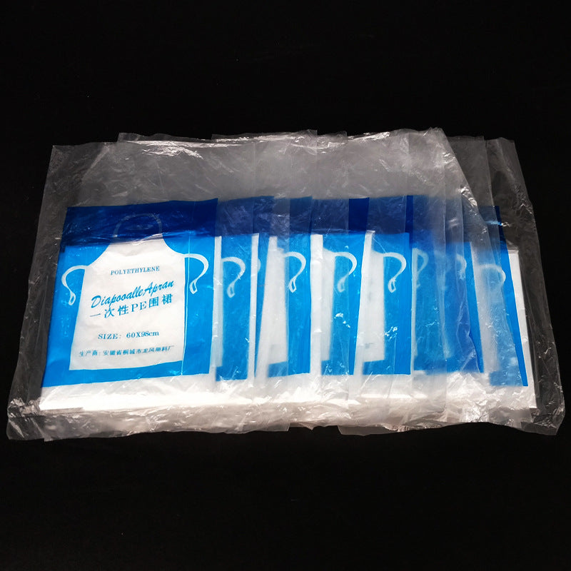 Einweg Kunststoff Schürze – 100 Stück Schutzschürzen für Gastronomie, Küche & Hygiene