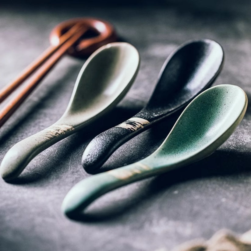 Ceramic Household Restaurant Meal Spoon