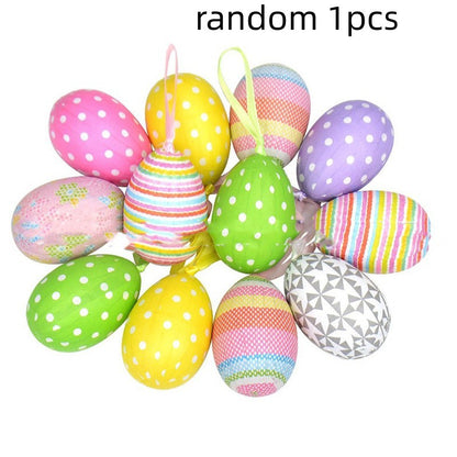 Deko Ostereier aus Schaumstoff & Papier – Osterdeko mit Küken- & Hasenmotiven (verschiedene Größen)