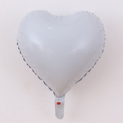 Aluminiumfolienballon Herzform 18 Zoll – Herzballon ca. 40 x 36 cm – Folienballon für Hochzeit, Valentinstag & Deko – ungefüllt