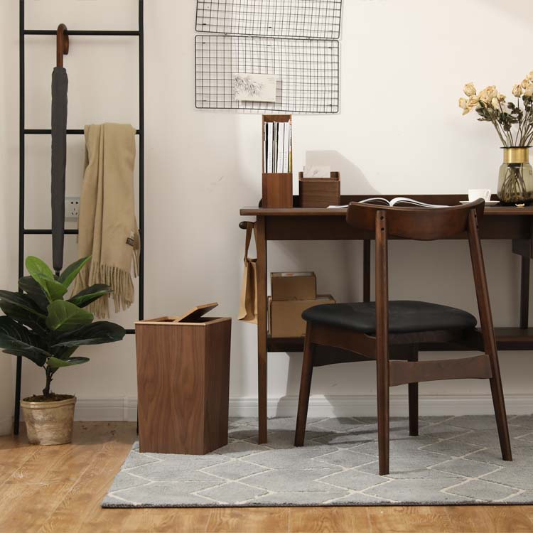 Holz Mülleimer | Natur Abfallbehälter für Küche & Gastronomie